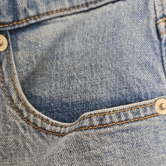 J. Crew Blue Ankle Cropped Jeans Size 27 Raw Hem - Picture 5 of 11